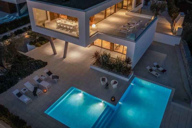 Villa Old Olive Prima med Basseng Pula