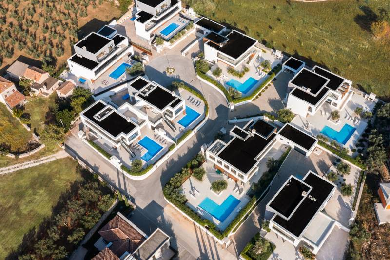 Villa Old Olive Prima med Basseng Pula