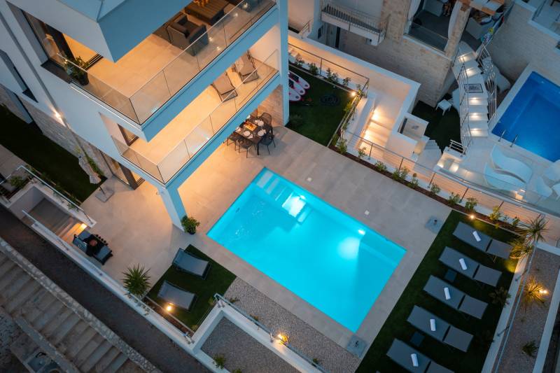 Strandvilla Mona Lisa mit Pool Šibenik