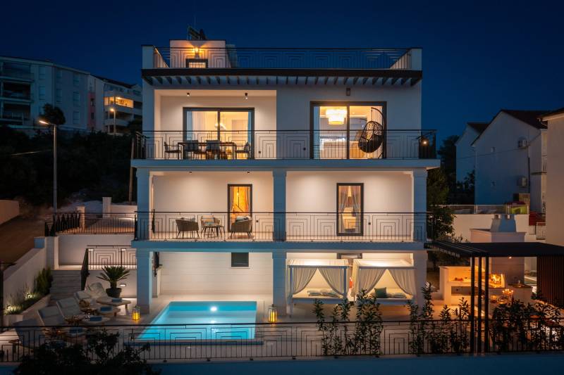 Luksusvilla de Mar med Basseng Trogir
