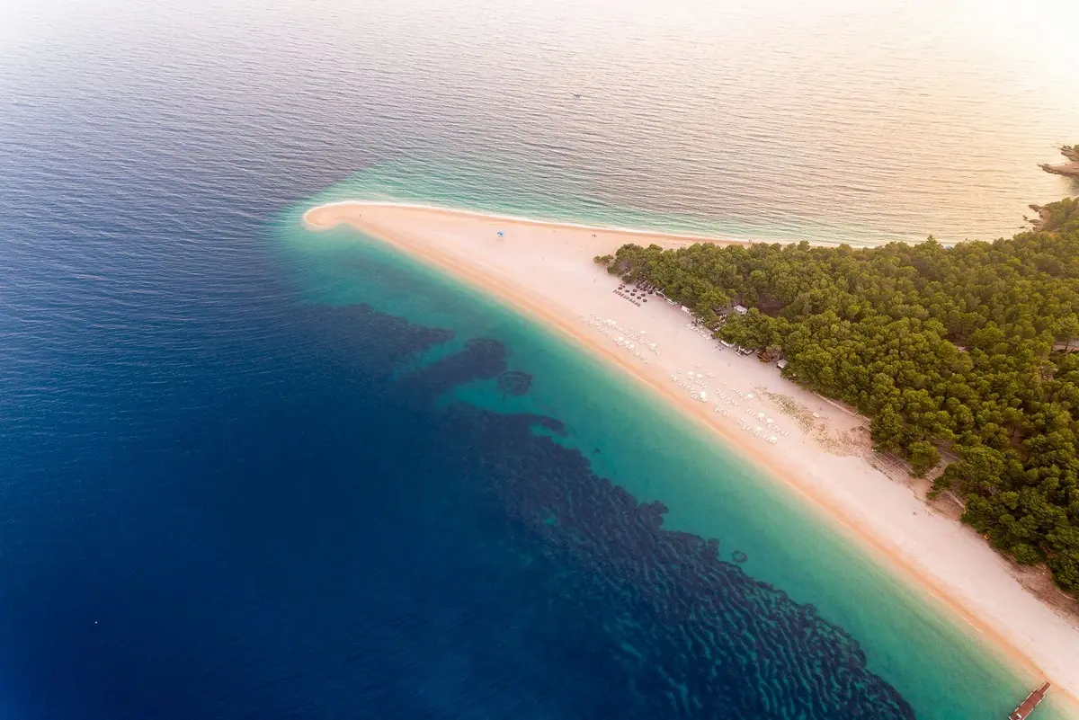Zlatni Rat Plaža Bol Brač