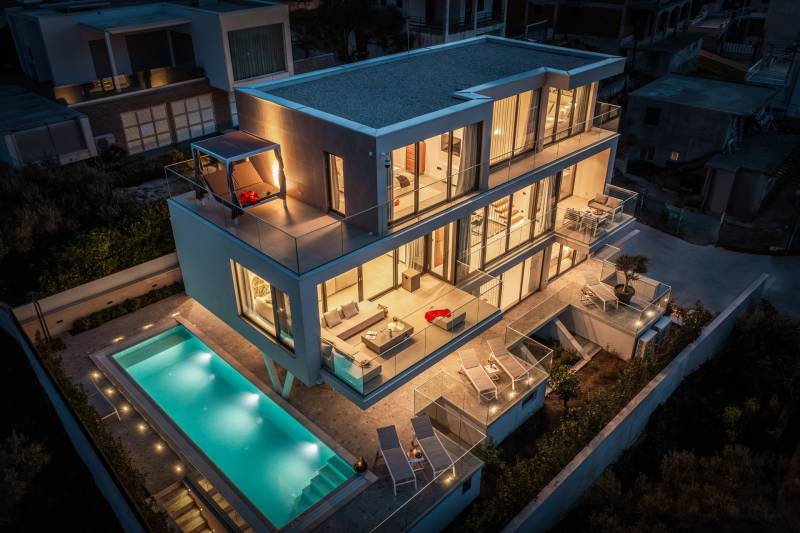 Luksuzna Vila Glass s Bazenom Trogir