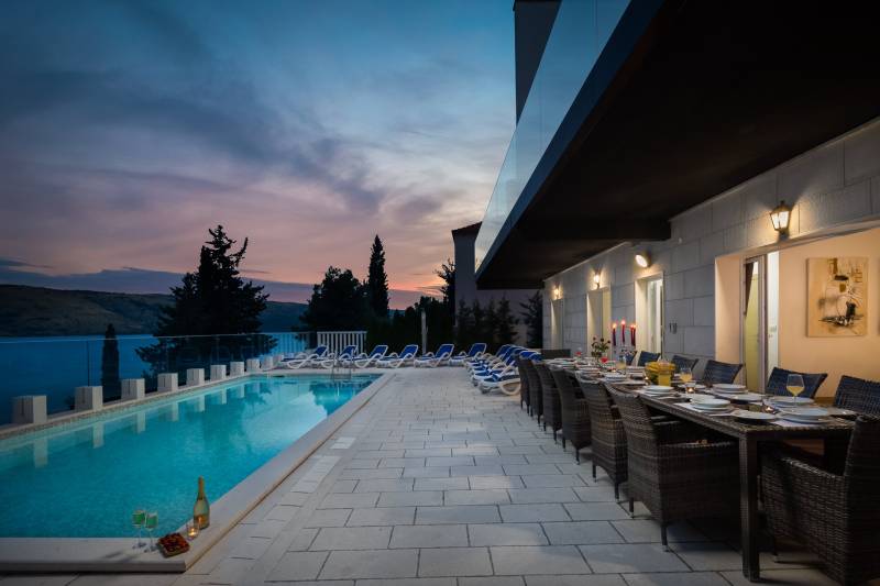 Villa Ocean View med Basseng III Trogir