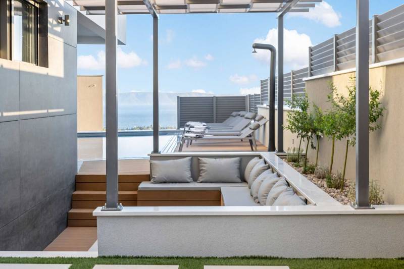 Villa Mosaicus med Basseng Makarska