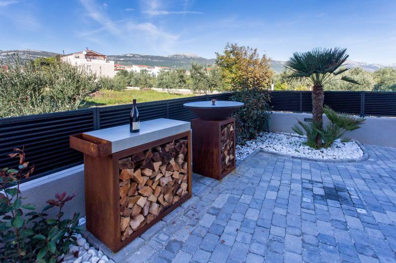 Vila Atlantis na Plaži s Bazenom Trogir
