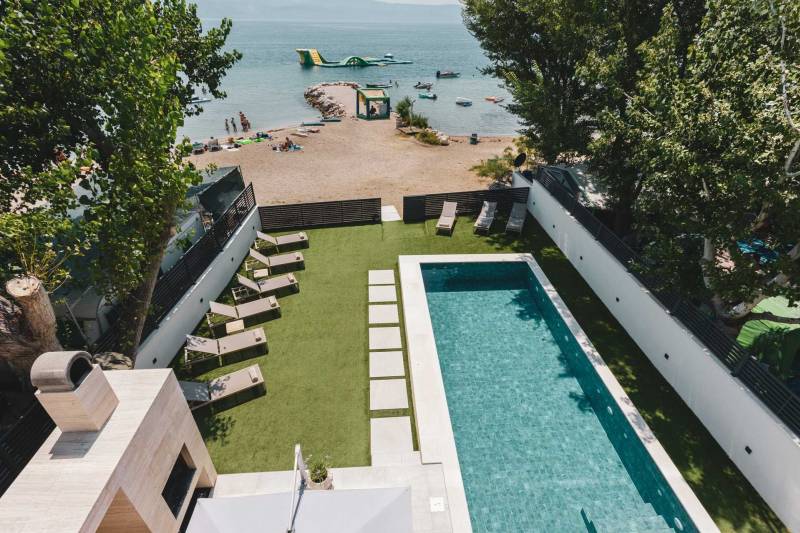 Beachfront Villa Summer Drift with Pool