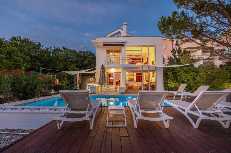 Luxusvilla Duchess mit Pool Crikvenica