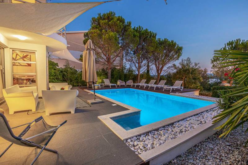 Luxusvilla Duchess mit Pool Crikvenica