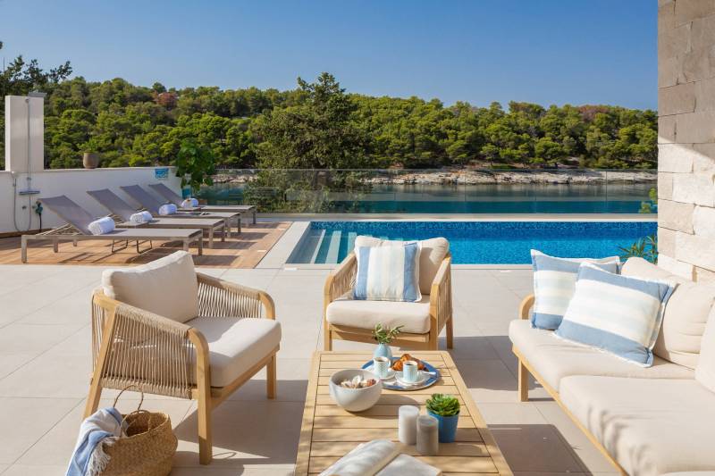 Beachfront Villa Charisma with Pool Brač