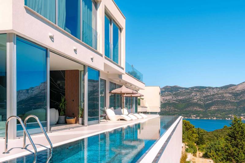 Luksusvilla Aqua Vista med Basseng I Korčula