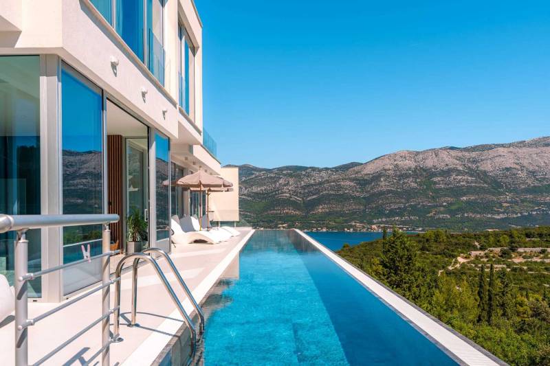 Luksusvilla Aqua Vista med Basseng I Korčula