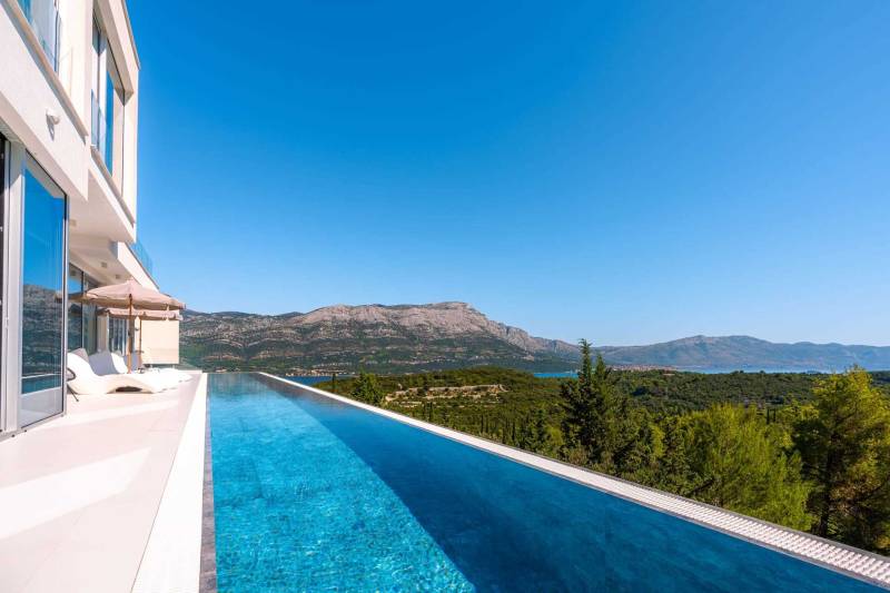 Luksusvilla Aqua Vista med Basseng I Korčula