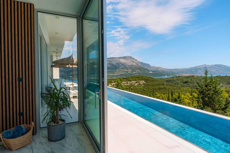 Luksusvilla Aqua Vista med Basseng I Korčula