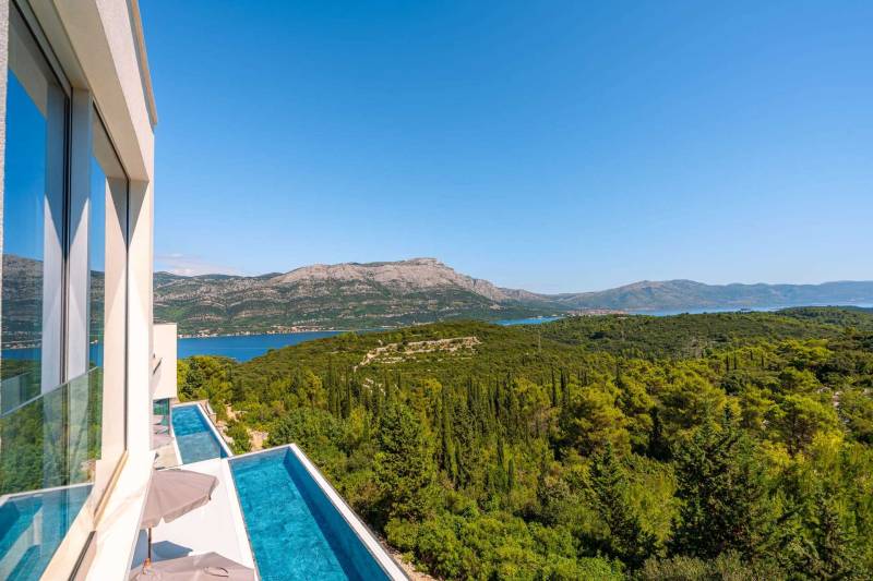 Luksusvilla Aqua Vista med Basseng I Korčula