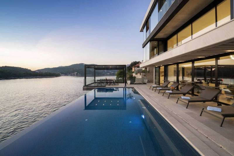 Ultraluksuriøs Villa Grand Oceania med Basseng Dubrovnik