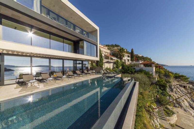 Ultraluksuriøs Villa Grand Oceania med Basseng Dubrovnik
