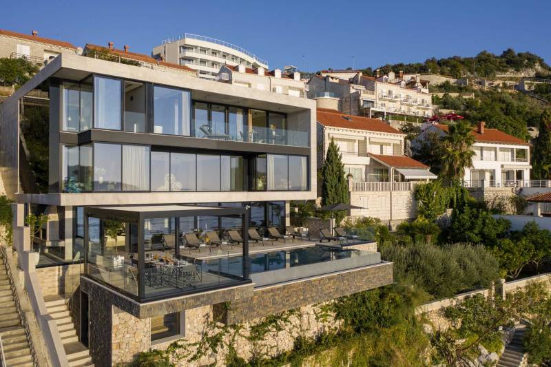 Ultraluksuriøs Villa Grand Oceania med Basseng Dubrovnik