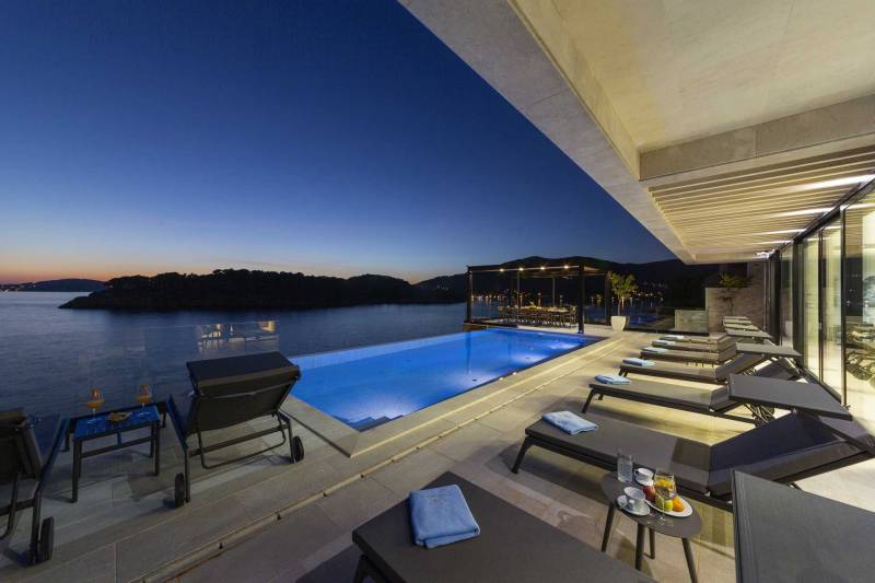 Ultraluksuriøs Villa Grand Oceania med Basseng Dubrovnik