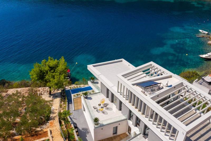 Vila Eleganza na Plaži s Bazenom Trogir
