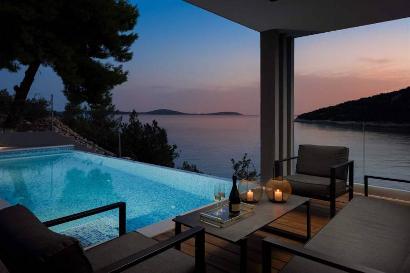 Vila Eleganza na Plaži s Bazenom Trogir