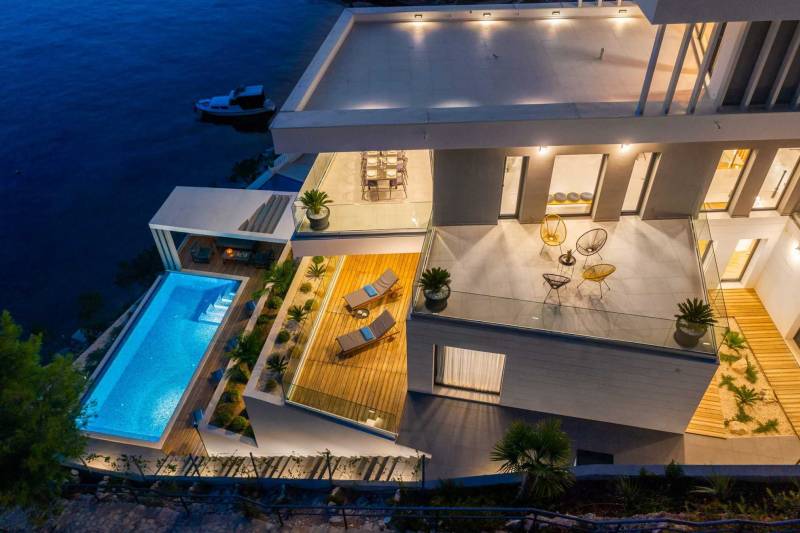 Vila Eleganza na Plaži s Bazenom Trogir