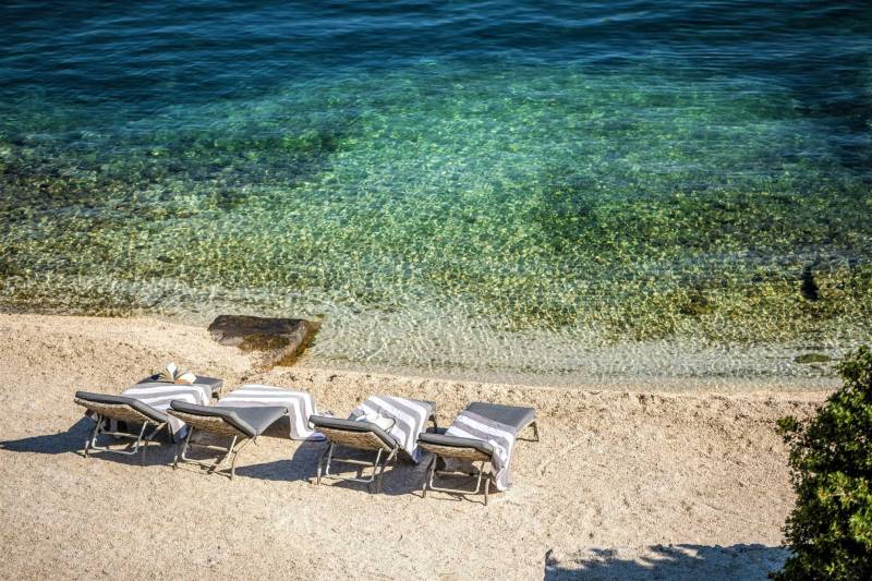 Strandvilla Mar mit beheiztem Pool Trogir
