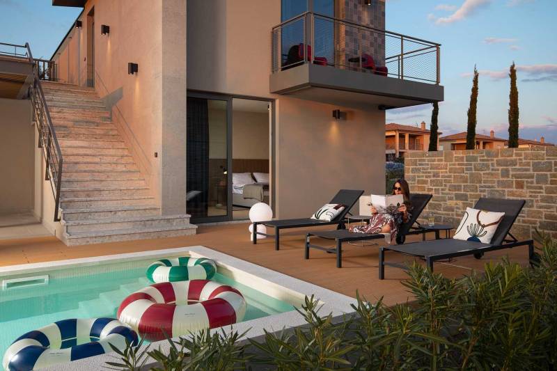Villa Alba di Essenzo s Bazenom Pula