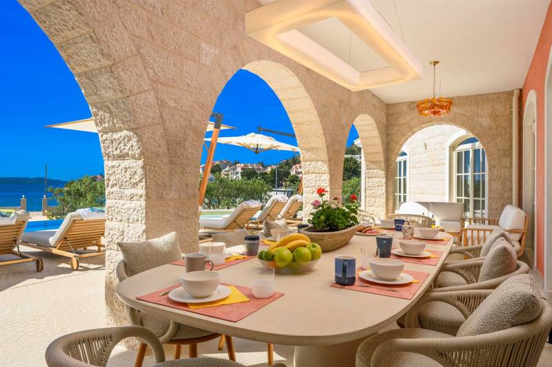 Vila Adriatic Z uz Plažu s Bazenom Šibenik
