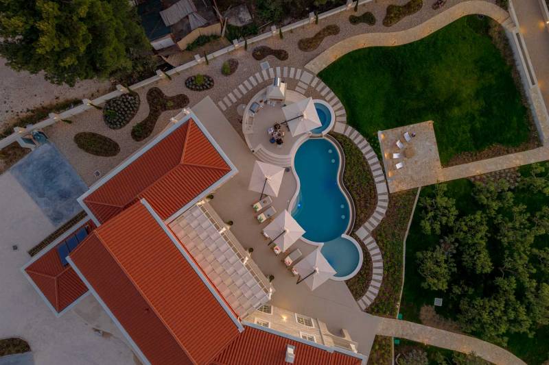 Vila Adriatic Z uz Plažu s Bazenom Šibenik