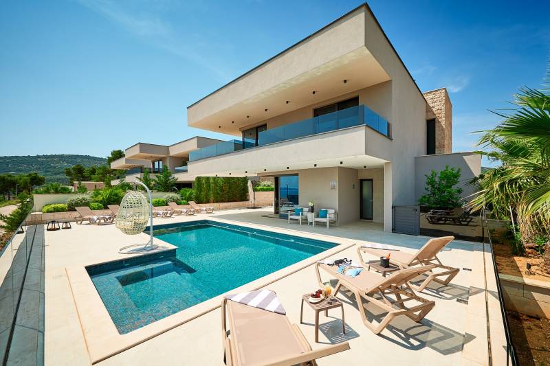 Luksuzna Vila Posh Lemon s Bazenom Trogir